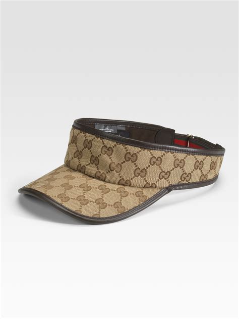 gucci visor men's|authentic gucci visor.